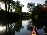 33117CrLe - Early morning kayak along the Sauble River - Winding River Campground, Sauble Beach.JPG